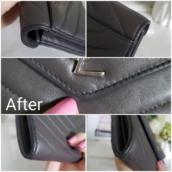 *SOLD* Authentic Pre-owned Yves Saint Laurent LouLou Flap Wallet - Picture 11 of 13